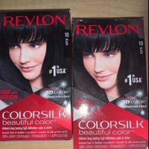 Black permanent hair dye
